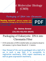 Lecture No. 3: Packaging of DNA Into Chromatin