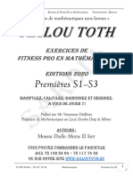 Exercices de Fitness Pro en Mathématiques 1S1-1S3 Extrait