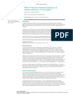 Covid 19 Vaccine Induced Expansion of Pituitary Adenoma A Case Report