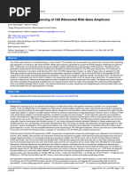 Jove Protocol 51709 Next Generation Sequencing of 16s Ribosomal Rna Gene Amplicons