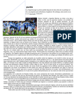 Las Pibas Tienen Un Punto. La Crónica Periodística. TP. LENGUA