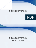 Approach To Thrombocytopenia and Itp