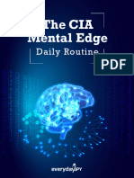 The CIA Mental Edge Daily Routine