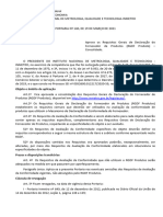 PORTARIA Inmetro #140, DE 19 DE MARÇO DE 2021 - RGDF