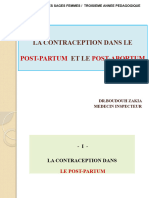 Cours Contraception Post - Partum