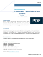 COMPSCI 751 - 2023 Semester One - Advanced Topics in Database