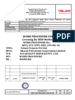 Ml-18 Work Procedure For Crossing by HDD Method