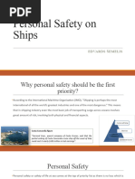 Personal Safety On Ships