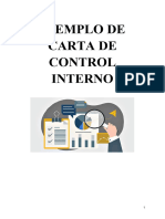 Carta de Control Interno