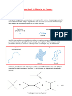 Chapitre 1 - Introduction A La Theorie Des Cordes