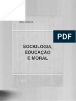 Durkheim Educação e Moral 3 Textos