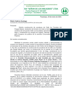 Solicitud - Apoyo de Desalojo - Municipalidad de Aucallama