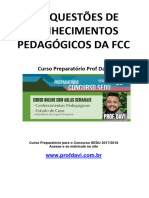 Preparatório FCC 100 Questões Pedagógicos