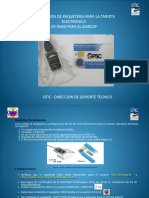 Instructivo de Tarjeta Electronica para El Sistema Sigecof