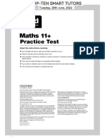 11+ Maths For Ayomikun Tue. 28th June 22