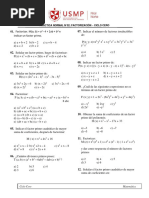 Práctica N°02 Factorización