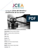 Características Del Derecho y Clasificación de Las Normas