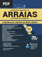 Apostila Prefeitura de Arraias - To 2020 - Comum Aos Cargos de N Vel M Dio PDF