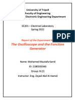 The Oscilloscope and Function Generator