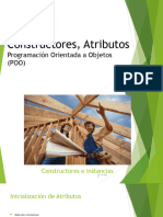 TEMA 4 - Constructores, Atributos