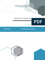 Cuadernillo de Legislacion I Parcial Undecimo Grado JCL