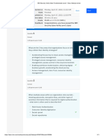 IBM Security Verify Sales Fundamentals Level 1 Quiz Attempt Review PDF