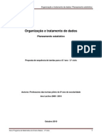 Organização e Tratamento de Dados - 8º Ano