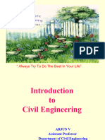 M1-Unit - 1 Civil Introduction 2018-19