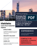 Process Design Engineering Program