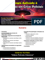 Psicologia Aplicada A Negociacao em Crises - Policiais - TC - Marco Antonio Da Silva