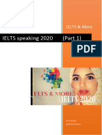 IELTs Spekaing Part 1 2020