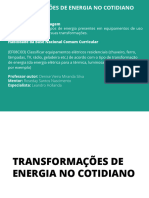 Transformacoes de Energia No Cotidiano Aula PPT 8ºANO