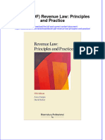 Revenue Law Principles and Practice Full Chapter