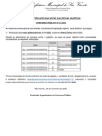 23 - Edital de Retificação Das Notas Das Provas Objetivas