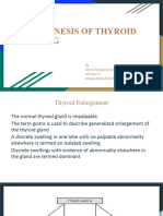 Pathogenesis of Thyroidal Swelling