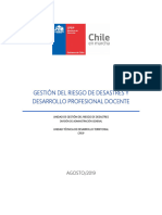 Gestión de Riesgo de Desastres y Desarrollo Profesional Docente