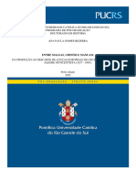 Entre Malgas, Urinóis e Manuais. Da Produção Ao Descarte de Louças Europeias de Uso Doméstico Na Porto Alegre Oitocentista (1837 - 1895) .