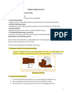 SBP Theory of Metal Cutting