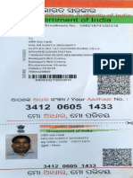 Aadhar & PAN NK Mohanty