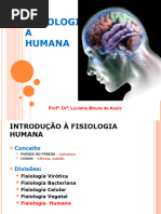 AULA 1. Introdução A Fisiologia Humana