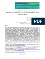 A Influencia Das Redes Sociais No Comportamento e Aprendizagem Dos Alunos Da RRC e A Inserao de Novas Metodologias