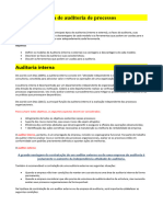 Aula 3 - Tipologia de Auditoria de Processos