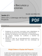 S. 2.1 G. RecyCom - Dirección y Liderazgo