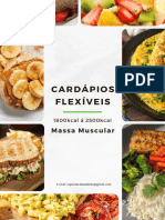 E Books para Ganho de Massa Muscular Massa Muscular Cardapios Flexiveis PDF