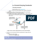 4.4.6 Force On A Current-Carrying Conductor