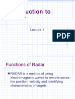 Introduction To Radar