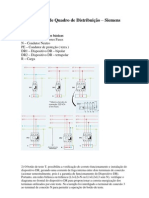 Diagrama de Quadro de Distribuição - Siemens