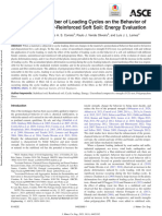 Effect of The Number of Loading Cycles On The Behavior of A Stabilized Fiber-Reinforced Soft Soil Energy Evaluation