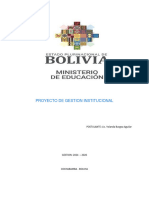 Proyecto de Gestion Institucional