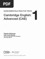 Advanced Exam Essentials 1 WITH KEY